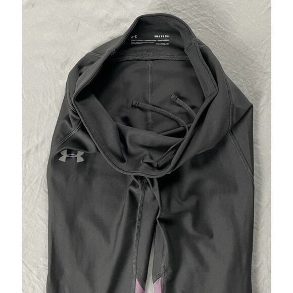 Under Armour Heat Gear Compression Pull On Athletic Leggings Women's Size S - Picture 6 of 11